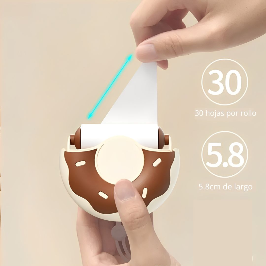 Mini Rodillo Donut - Limpiador de Pelusas