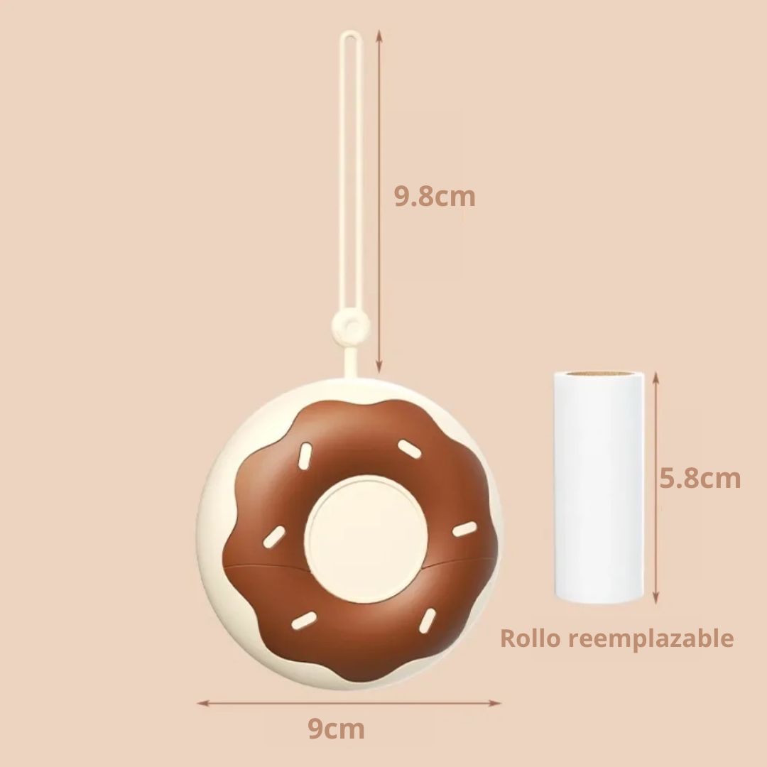 Mini Rodillo Donut - Limpiador de Pelusas